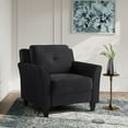 thumbnail image 1 of Lifestyle Solutions Taryn Club Chair, Black Fabric, 1 of 17