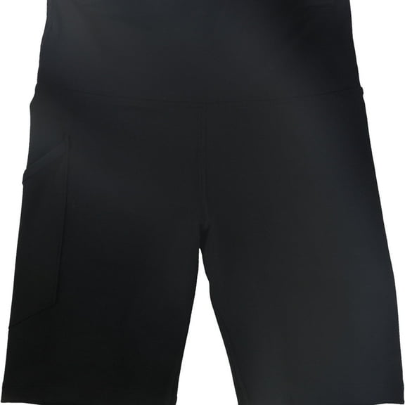 Lifestyle and Movement Womens Serena Core Athletic Compression Shorts, Black, Small