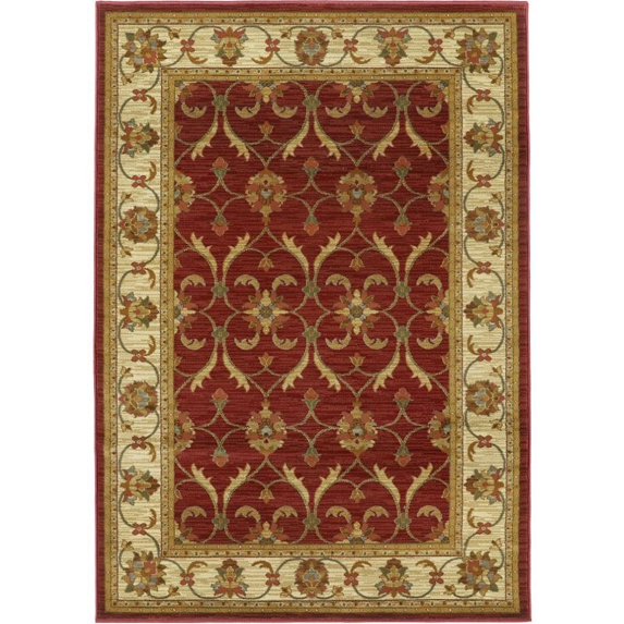 Lifestyles 5468 Red/Ivory Agra Size 3'11" x 5'3"
