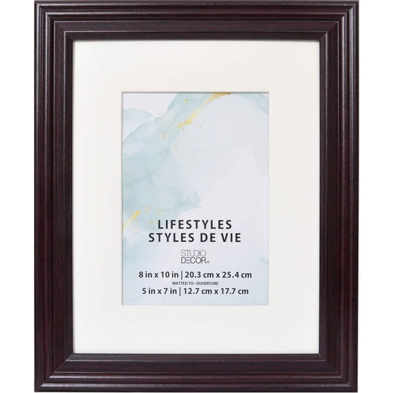 Studio Decor Lifestyles Black Cherry Frame With Mat