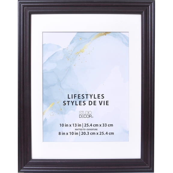 Lifestyles Black Cherry Frame With Mat by Studio Decor