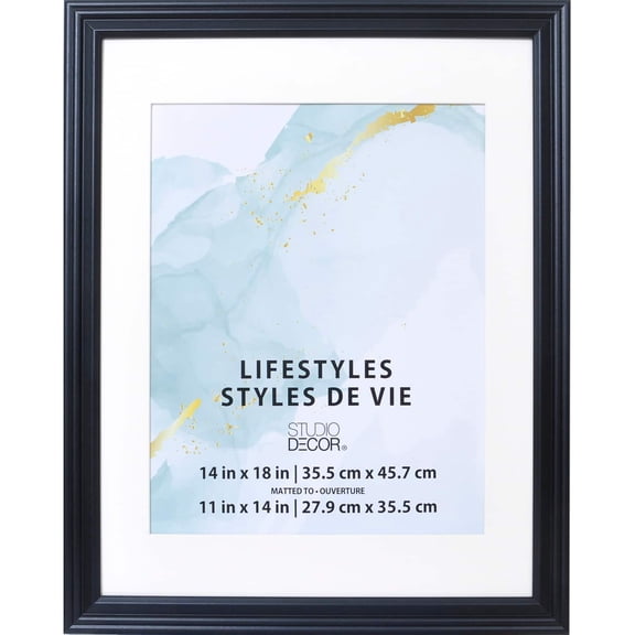 Studio Decor Lifestyles Black Frame With Mat