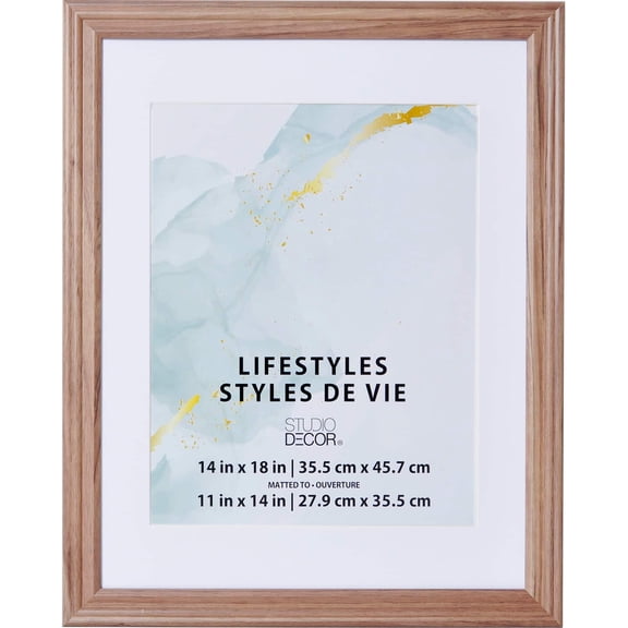 Studio Decor Lifestyles Brown Frame with Mat