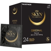 SKYN Original Non-Latex Lubricated Condoms, 24 Ct