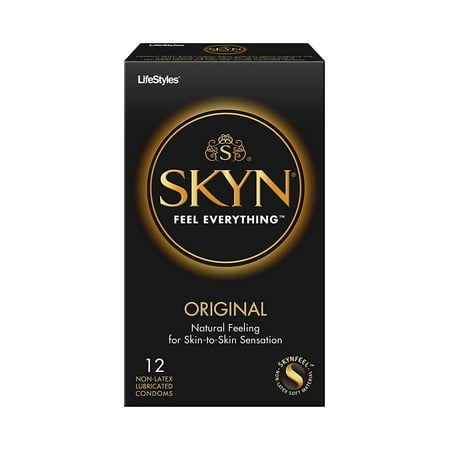 Lifestyles Skyn Polyisoprene Condoms, 12 Count (Pack of 1)
