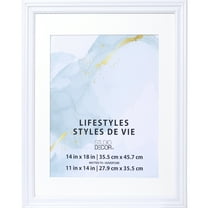 Lifestyles™ White Frame With Mat by Studio Décor®