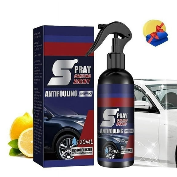 Lifesunny Car Spray, Multi-Functional Coating Renewal Agent, 3 in 1 Ceramic Car Coating Spray, High Protection Quick Car Coating Spray Fast-Acting, Car Paint Restorer for Scratches, Fading (1pcs)