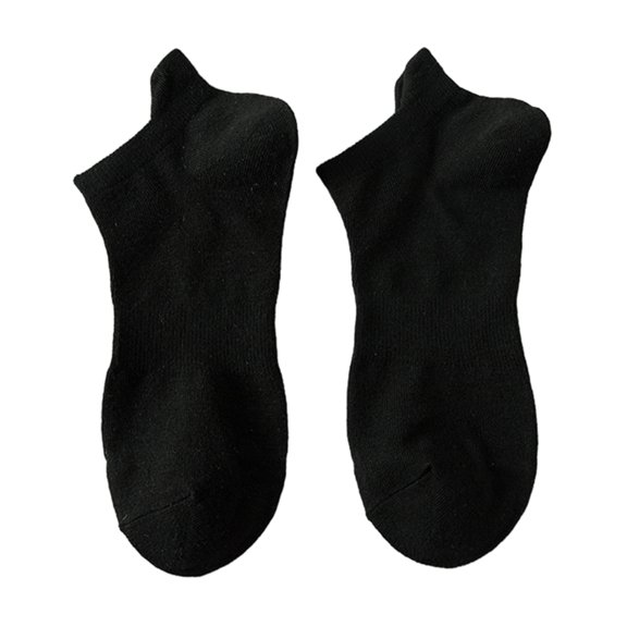 Lifetechs 1 Pair Men Boat Socks Low-cut Shallow Cotton High Elasticity Anti-slip Soft Sweat-absorption Anti-shrink Sports Short Invisible Socks