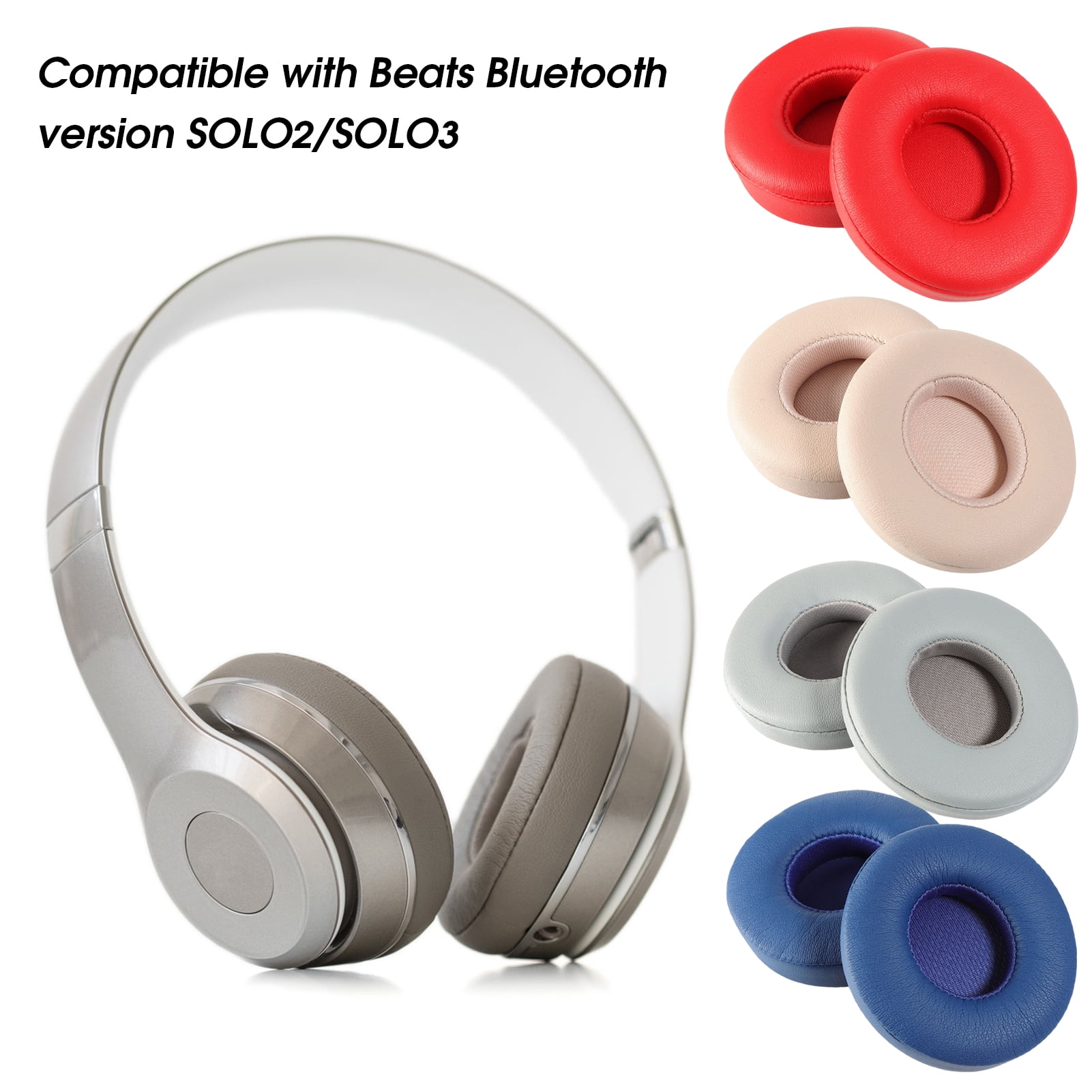 Replacement Ear Pads Almohadillas Beats Solo Wireless WC Wicked