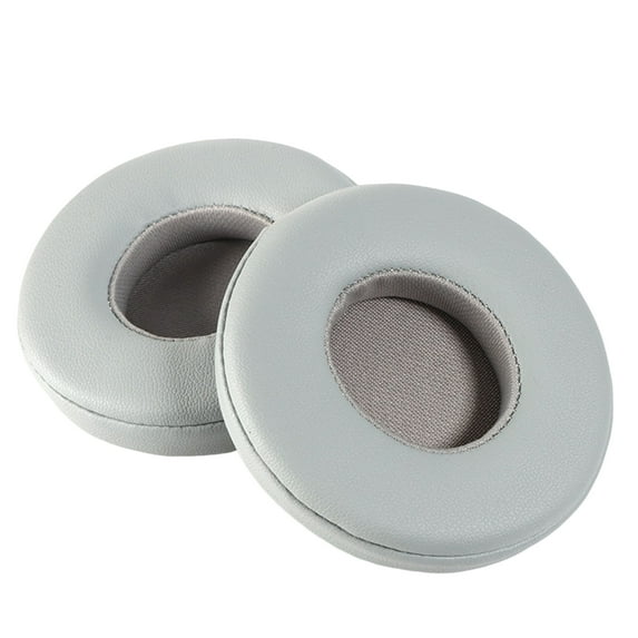 Lifetechs 1 Pair Replacement Earpads Sound Insulation Soft Elastic Breathable Protective Ear Cushion Solid Color Bluetooth compatible Headphone Sponge Ear Pads for SOLO2/SOLO3