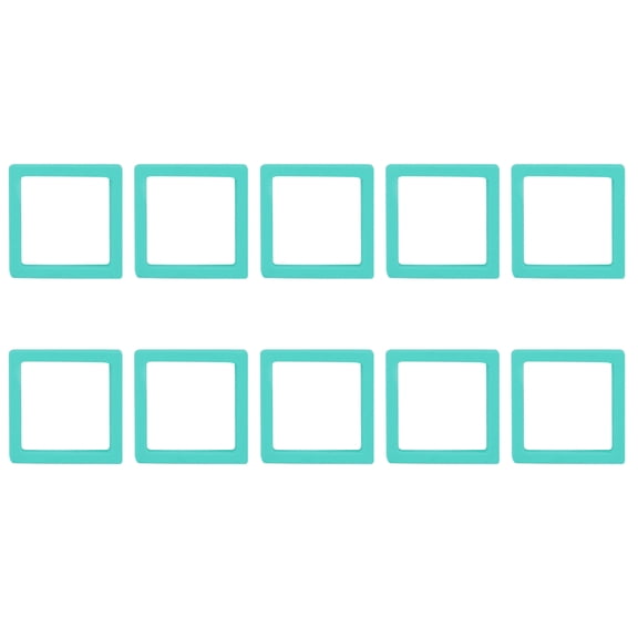Lifetechs 10 Pcs Earrings Storage Box Multi-purpose Anti-oxidation Mini 3D Floating Picture Frame Jewelry Stone Presentation Case for Daily Use
