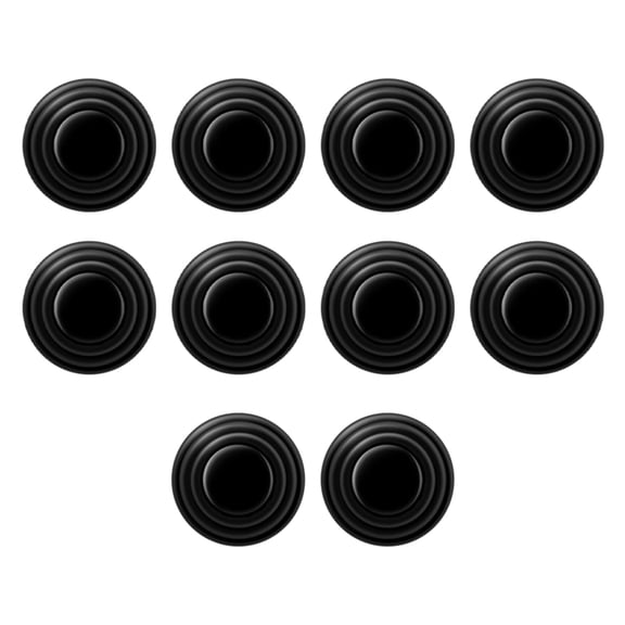 Lifetechs 10Pcs Car Door Bumper Protection Pads Silicone Shock Absorber Anti-Collision Gasket for Sealing Soundproofing Car Door Protector