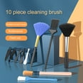 thumbnail image 1 of Lifetechs 10Pcs/Set Keyboard Cleaning Brushes Anti-static Multifunctional Soft Bristles Computer Keyboard Gap Dust Cleaning Tools Kit for Home, 1 of 8