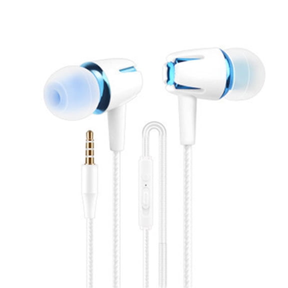Lifetechs 1Set Earphone In-ear Heavy Bass Built-in Microphone Fashion Wired Headset for Game