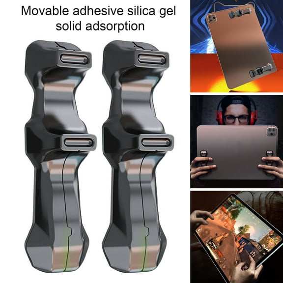 Lifetechs 2Pcs Ergonomic Tablet Hand Rest Six-Finger Operation Anti-Slip Simple Installation Universal Silicone Tablet Grip Holder