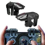 Lifetechs 2Pcs/Set G21 Phone Triggers Mechanical Feel Highly Sensitive Contact Plug And Play Six-finger Linkage One-click Burst Widely Compatible Mobile Game Triggers for Tablet