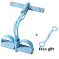thumbnail image 1 of Lifetechs 6-Tube Pedal Resistance Band Multifunction Tension Rope Elastic Yoga Pedal Puller Body Stretching Trainer Home Gym Workout Equipment, 1 of 8