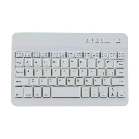 Lifetechs 7/10inch Mini Slim Wireless Bluetooth-compatible Keyboard Keypad for Phone Tablet Laptop