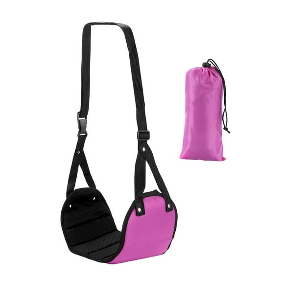 Lifetechs Airplane Foot Hammock Length Adjustable Wide Platform Base Foot Rest Portable Office Under-Desk Feet Relaxing Hammock Travel Essentials