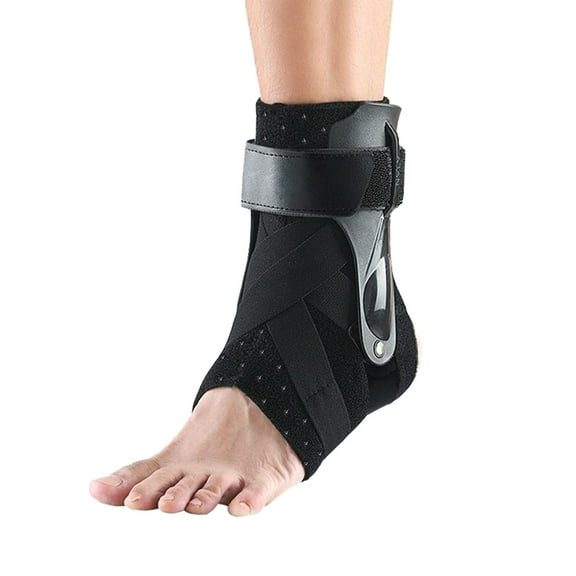 Lifetechs Ankle Support Brace with Fastener Tape Breathable Pain Relief Open Heel Design Secure Fit Ankle Sleeve Strap Sports Accessory