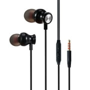 Lifetechs Bass Gaming Headset with Noise-Cancelling Mic Clear Sound Adjustable Volume 3.5mm In-Ear Headphones