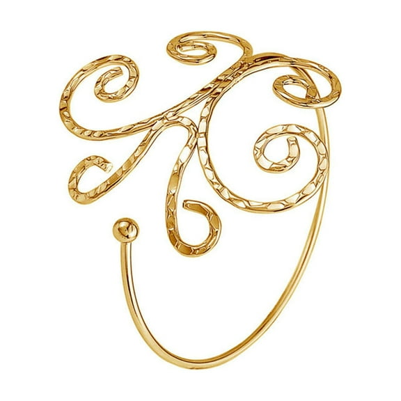 Lifetechs Bracelet Arm Chain Lightweight Bright Color Glossy Hollow-out Geometric Pattern Arm Cuff Bangle Body Bracelet Jewelry Gift