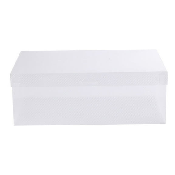 Lifetechs Clear Plastic Shoebox Lady Stackable Shoes Storage Box Drawer Unit