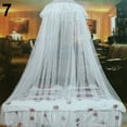 thumbnail image 1 of Lifetechs Elegant Lace Insect Bed Canopy Netting Curtain Round Dome Mosquito Net Bedding, 1 of 5