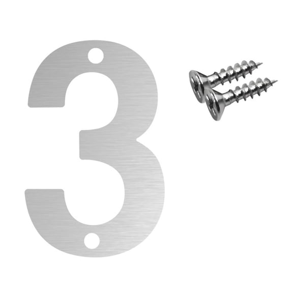 Lifetechs Floating House Numbers for Outside Stainless Steel Metal Address Door Numbers for Home Office Mailbox Yard