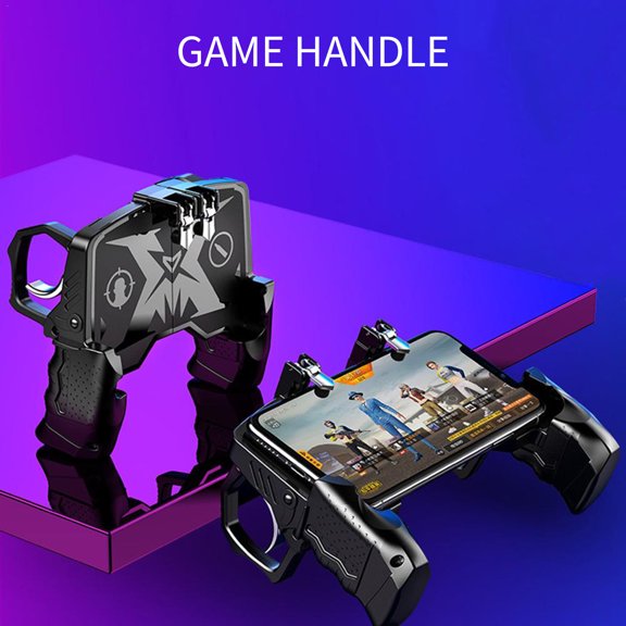 Lifetechs Game Controller Multifunctional Quick Respond ABS Four-finger Linkage Phone Game Trigger for Gaming