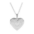 thumbnail image 1 of Lifetechs Heart Photo Locket Pendant Necklace Photo Frame Promise Love Keepsake Necklace Polished Alloy Adjustable Length Valentines Day Gift Anniversary Jewelry, 1 of 8