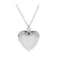 thumbnail image 1 of Lifetechs Heart Photo Locket Pendant Necklace Photo Frame Promise Love Keepsake Necklace Polished Alloy Adjustable Length Valentines Day Gift Anniversary Jewelry, 1 of 8