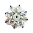 thumbnail image 1 of Lifetechs Incense Burner Flower Shape Decorative Ceramics Nasturtium Lotus Censer Stick Holder for Gifts, 1 of 8