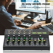 Lifetechs MIX5210S Sound Mixer Professional Reverberation Effect Supporting +48V 10 Channels HiFi Sound Audio Mixer for Live Streaming