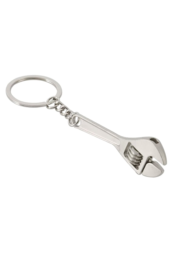 Mini Creative Simulation Wrench Spanner Key Chain Solid Metal Tools Keyring Gift