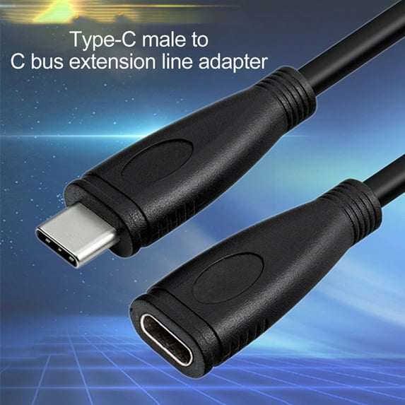 Lifetechs PD100w 5A Type-c 3.1 Male to Female Extender Data Power Cord for Laptop