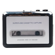 Lifetechs Portable USB Cassette Tape Converter Capture Audio Music Player Recorder Set