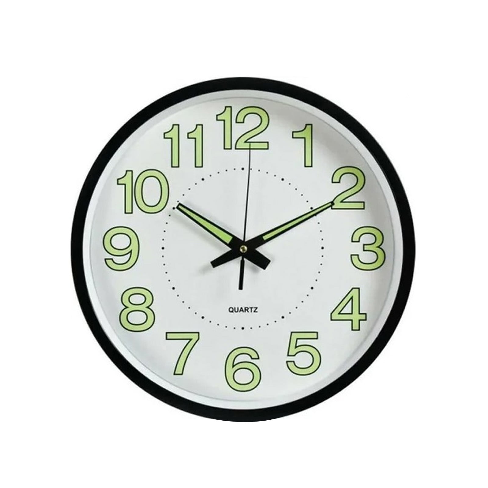 Lifetechs Quartz Clock Silent Exquisite Workmanship Precise Easy Installation Glow in The Dark