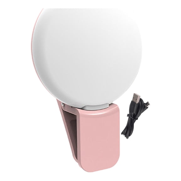 Lifetechs Rechargeable Selfie Light Clip Design 3 Levels Light Adjustable Marquee Flash Function Phone LED Fill Light