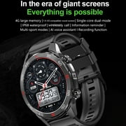 Lifetechs Smartwatch 1.6-inch HD-compatible Touchscreen Multiple Menu Modes Fitness Tracker IP67 Waterproof Round Dial Watch