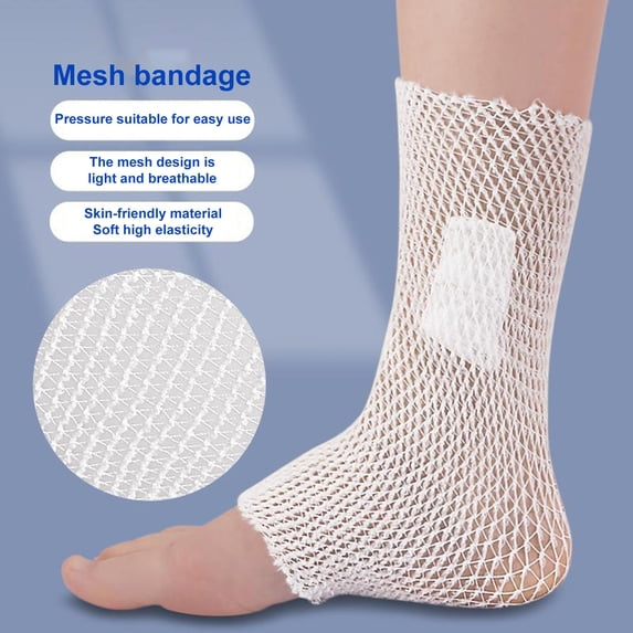 Lifetechs Tubular Elastic Gauze Bandage Breathable Friendly to Skin Elastic Net Wound Dressing Stretch Dressing Retainer Bandage