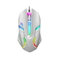 thumbnail image 1 of Lifetechs USB Wired Gaming Mouse LED RGB Ergonomic 1200DPI 3 Buttons High Precision Mute Desktop Computer Office Optical Mouse, 1 of 8