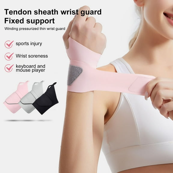 Lifetechs Ultra-Thin Wrist Brace Fastener Tape Design Carpal Tunnel Support Pain Relief Compression Elastic Wrist Wrap