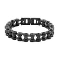 thumbnail image 1 of Lifetechs Unisex Bracelet Motorcycle Chain Design Stainless Steel Punk Hip-Hop Style Luster Smooth Wrist Bangle, 1 of 7