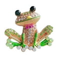thumbnail image 1 of Lifetechs Unisex Brooch Frog Shape Alloy Rhinestone Decor Anti-slip Bag Coat Collar Hat Scarf Decoration Clothes Pin Party Prom Garment Jewelry, 1 of 7