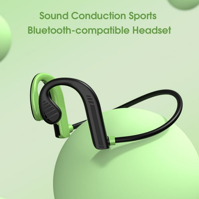 Lifetechs W10 Wireless Earbud High Fidelity Intelligent Noise Reduction IPX5 Waterproof Bluetooth-compatible 5.2 Air Conduction Sports Not In-ear Earphone for iPhone