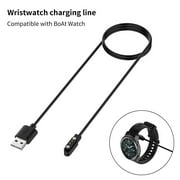 Lifetechs Watch Charger Magnetic Quick Charging TPE Stable Smartwatch USB Charging Cable Base for BoAt Watch FLASH
