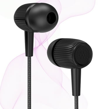 Lifetechs Wired Earphone Noise Reduction Plug Play Stereo Sound HD-compatible Calling Subwoofer 3.5mm Ports High-stretch Wire In-ear Wired Headphone for Home