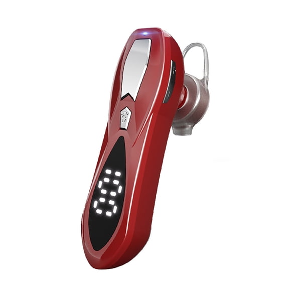 Lifetechs Wireless Earphone Multifunctional Noise Reduction Digital Display Bluetooth-compatible5.1 Ear Hook HiFi Single Earbud for Calling