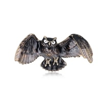 Lifetechs Women Vintage Flying Owl Shape Brooch Pin Jewelry Clothes Accessory Gift
